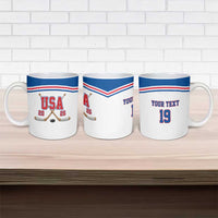 Custom USA Ice Hockey Ceramic Mug Let’s Go Champions