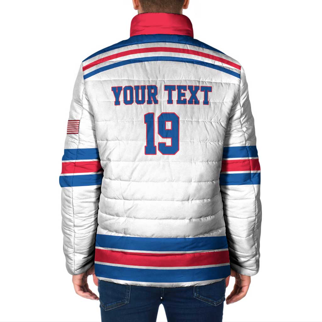 Custom USA Ice Hockey Padded Jacket Let’s Go Champions