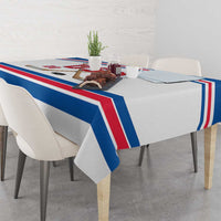USA Ice Hockey Tablecloth Let’s Go Champions