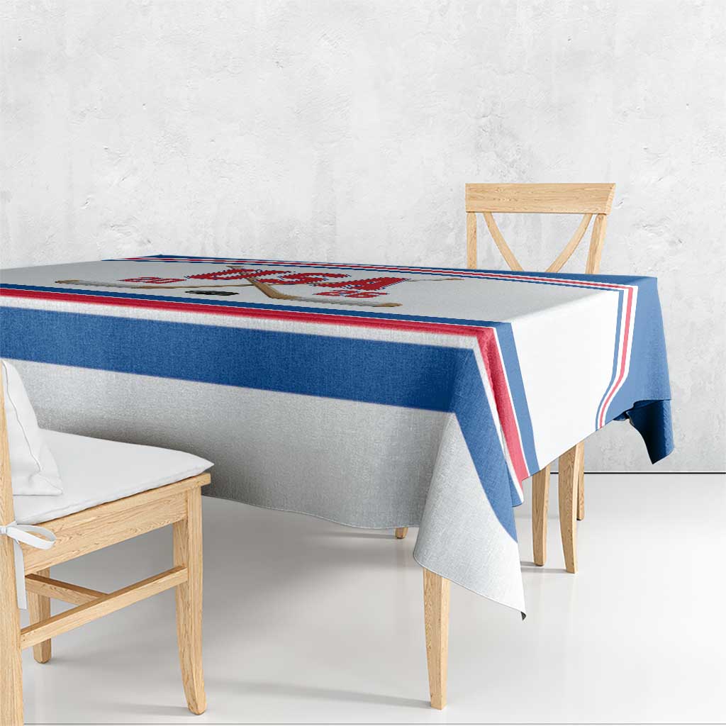 USA Ice Hockey Tablecloth Let’s Go Champions