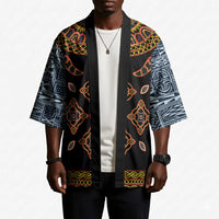 Cameroon Bamileke Toghu Pattern Kimono Bamenda Royal Cultural Design