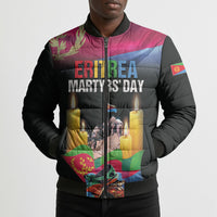 Personalized Eritrea Martyrs Day Bomber Puffer Jacket Eritrea EPLF Honoring Shida Heroes