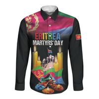 Personalized Eritrea Martyrs Day Long Sleeve Button Shirt Eritrea EPLF Honoring Shida Heroes