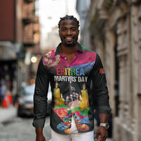 Personalized Eritrea Martyrs Day Long Sleeve Button Shirt Eritrea EPLF Honoring Shida Heroes
