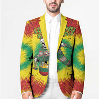 Personalized Lithuania Christmas Tie Dye Blazer Skeleton Basketball Slam Dunk Santa Hat LT19