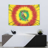 Lithuania Christmas Tie Dye Tapestry Skeleton Basketball Slam Dunk - Wonder Print Shop