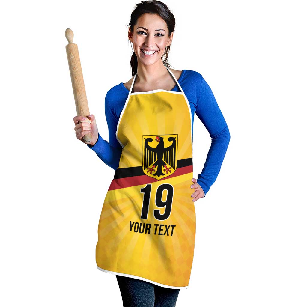 Custom Germany Heritage Eagle Apron German Eagle with Flag Design - Wonder Print Shop