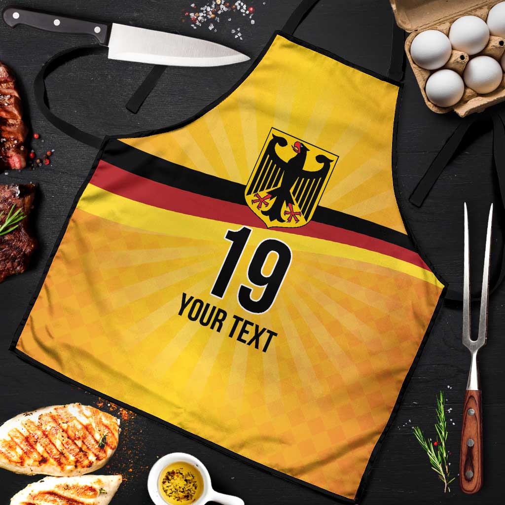 Custom Germany Heritage Eagle Apron German Eagle with Flag Design - Wonder Print Shop