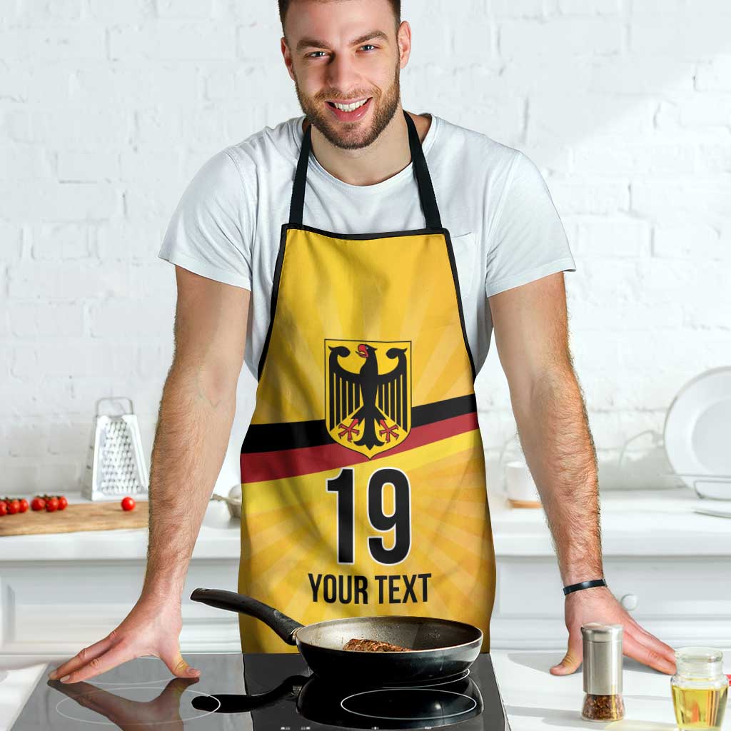 Custom Germany Heritage Eagle Apron German Eagle with Flag Design - Wonder Print Shop