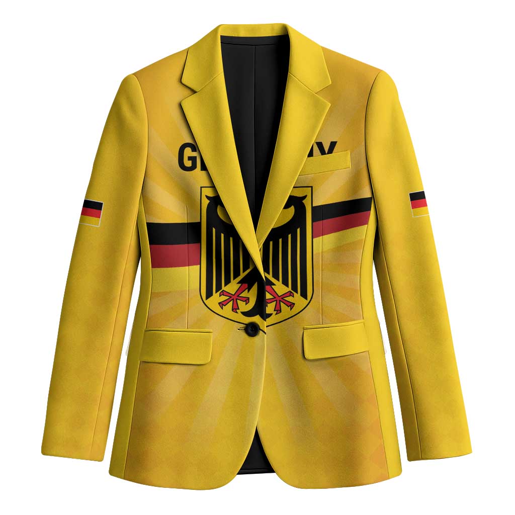 Custom Germany Heritage Eagle Blazer German Eagle with Flag Design - Wonder Print Shop