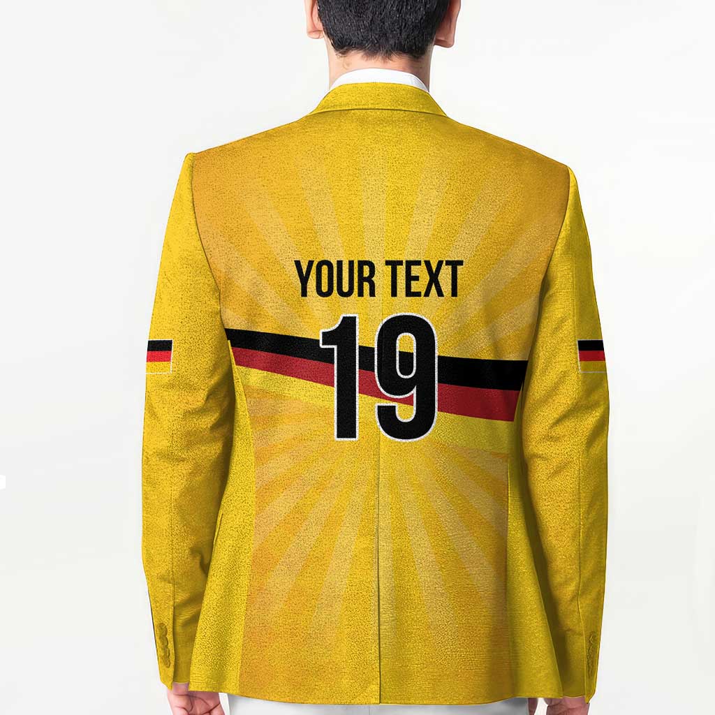 Custom Germany Heritage Eagle Blazer German Eagle with Flag Design - Wonder Print Shop