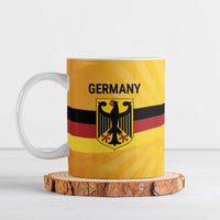 Custom Germany Heritage Eagle Ceramic Mug German Eagle with Flag Design - Wonder Print Shop