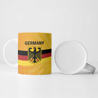 Custom Germany Heritage Eagle Ceramic Mug German Eagle with Flag Design - Wonder Print Shop