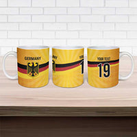 Custom Germany Heritage Eagle Ceramic Mug German Eagle with Flag Design - Wonder Print Shop