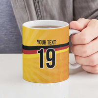 Custom Germany Heritage Eagle Ceramic Mug German Eagle with Flag Design - Wonder Print Shop