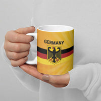 Custom Germany Heritage Eagle Ceramic Mug German Eagle with Flag Design - Wonder Print Shop
