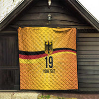 Custom Germany Heritage Eagle Quilt German Eagle with Flag Design - Wonder Print Shop