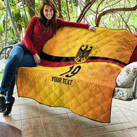 Custom Germany Heritage Eagle Quilt German Eagle with Flag Design - Wonder Print Shop
