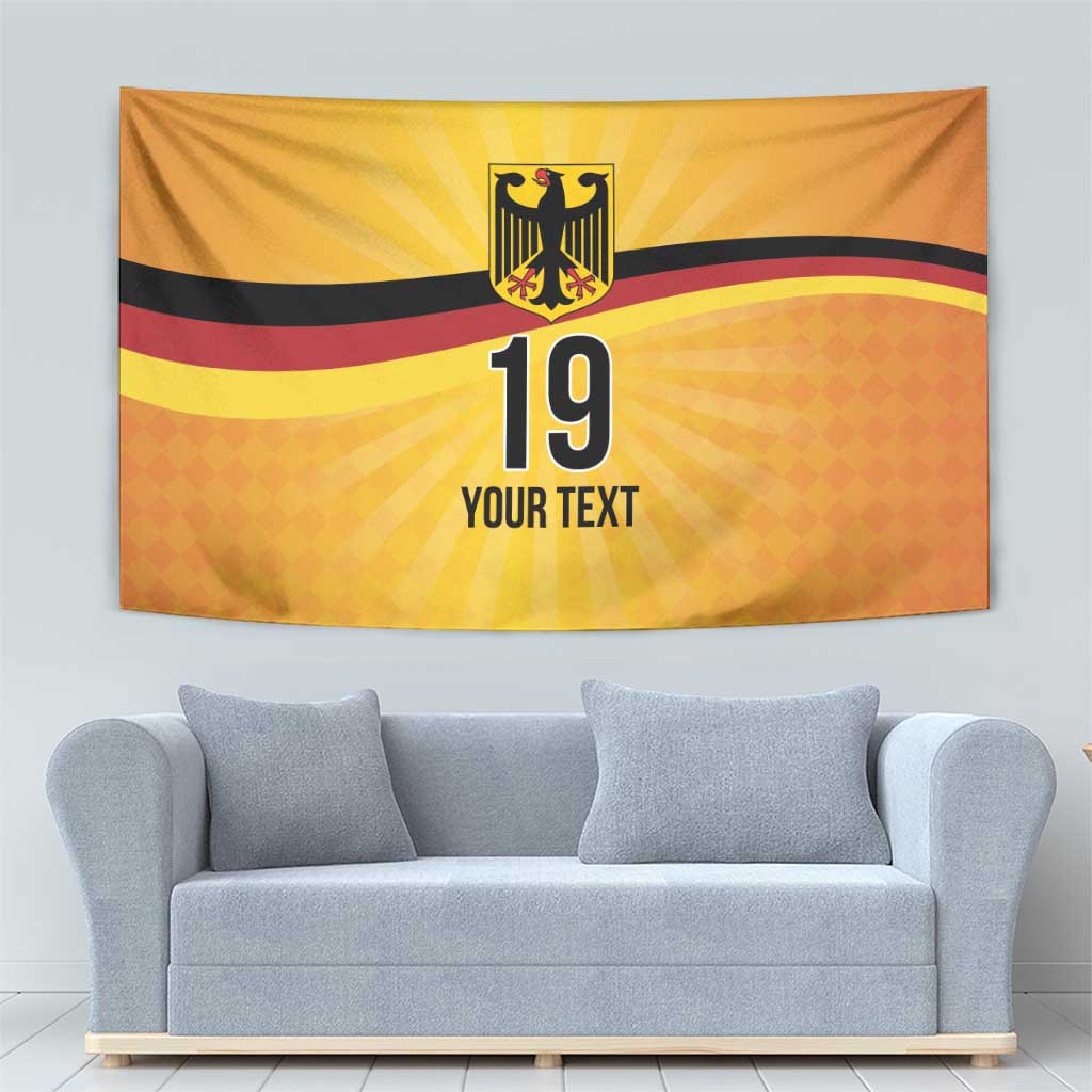 Custom Germany Heritage Eagle Tapestry German Eagle with Flag Design - Wonder Print Shop