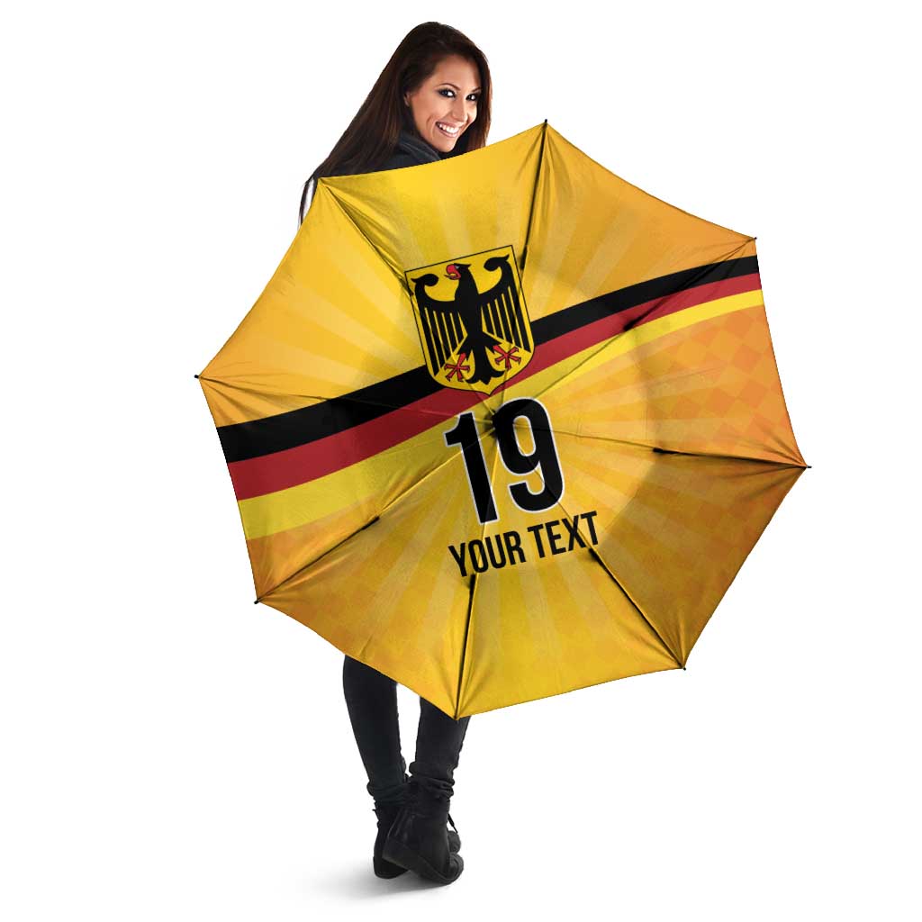 Custom Germany Heritage Eagle Umbrella German Eagle with Flag Design - Wonder Print Shop