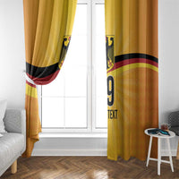 Custom Germany Heritage Eagle Window Curtain German Eagle with Flag Design - Wonder Print Shop