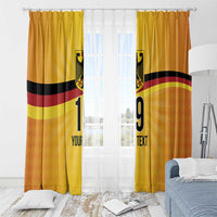 Custom Germany Heritage Eagle Window Curtain German Eagle with Flag Design - Wonder Print Shop