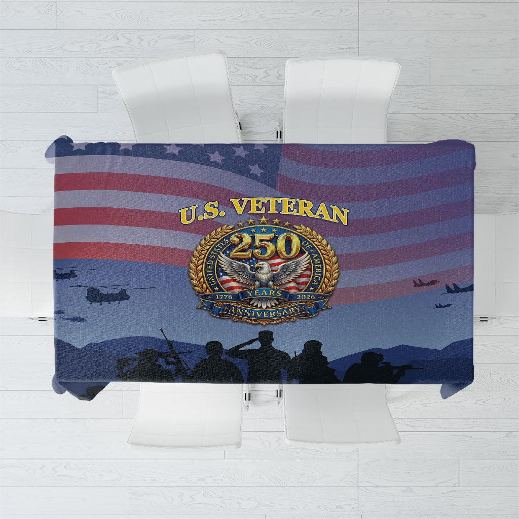 Veterans Day American 250th Anniversary Tablecloth Patriotic Eagle American History