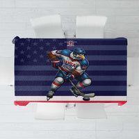 USA Ice Hockey Tablecloth United States Eagle Mascot Style