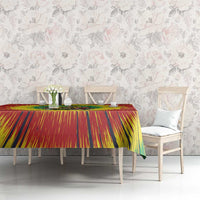 Personalized Lithuania Christmas Tablecloth Skeleton Rugby Tie Dye Vintage - Wonder Print Shop