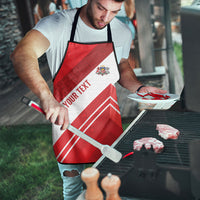 Personalized Latvia Independence Day Apron Latvijas Republika Folk Pattern