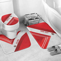 Personalized Latvia Independence Day Bathroom Set Latvijas Republika Folk Pattern