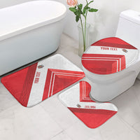 Personalized Latvia Independence Day Bathroom Set Latvijas Republika Folk Pattern