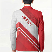 Personalized Latvia Independence Day Blazer Latvijas Republika Folk Pattern
