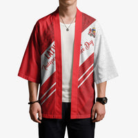 Personalized Latvia Independence Day Kimono Latvijas Republika Folk Pattern