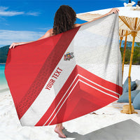 Personalized Latvia Independence Day Sarong Latvijas Republika Folk Pattern