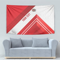 Personalized Latvia Independence Day Tapestry Latvijas Republika Folk Pattern