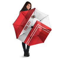 Personalized Latvia Independence Day Umbrella Latvijas Republika Folk Pattern