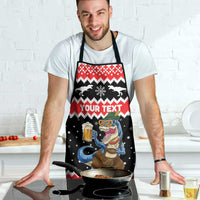 Personalized German T-Rex Christmas Apron Funny Beer Dinosaur Xmas - Wonder Print Shop