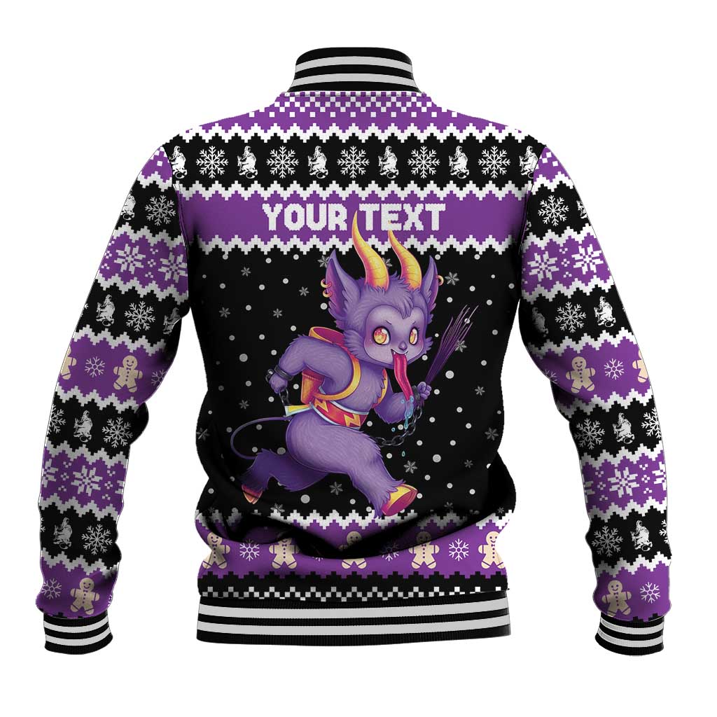 Personalized German Krampus Christmas Baseball Jacket German Christmas Legend - Wonder Print Shop