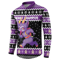 Personalized German Krampus Christmas Button Sweatshirt German Christmas Legend - Wonder Print Shop