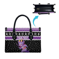 Personalized German Krampus Christmas Leather Bag German Christmas Legend - Wonder Print Shop