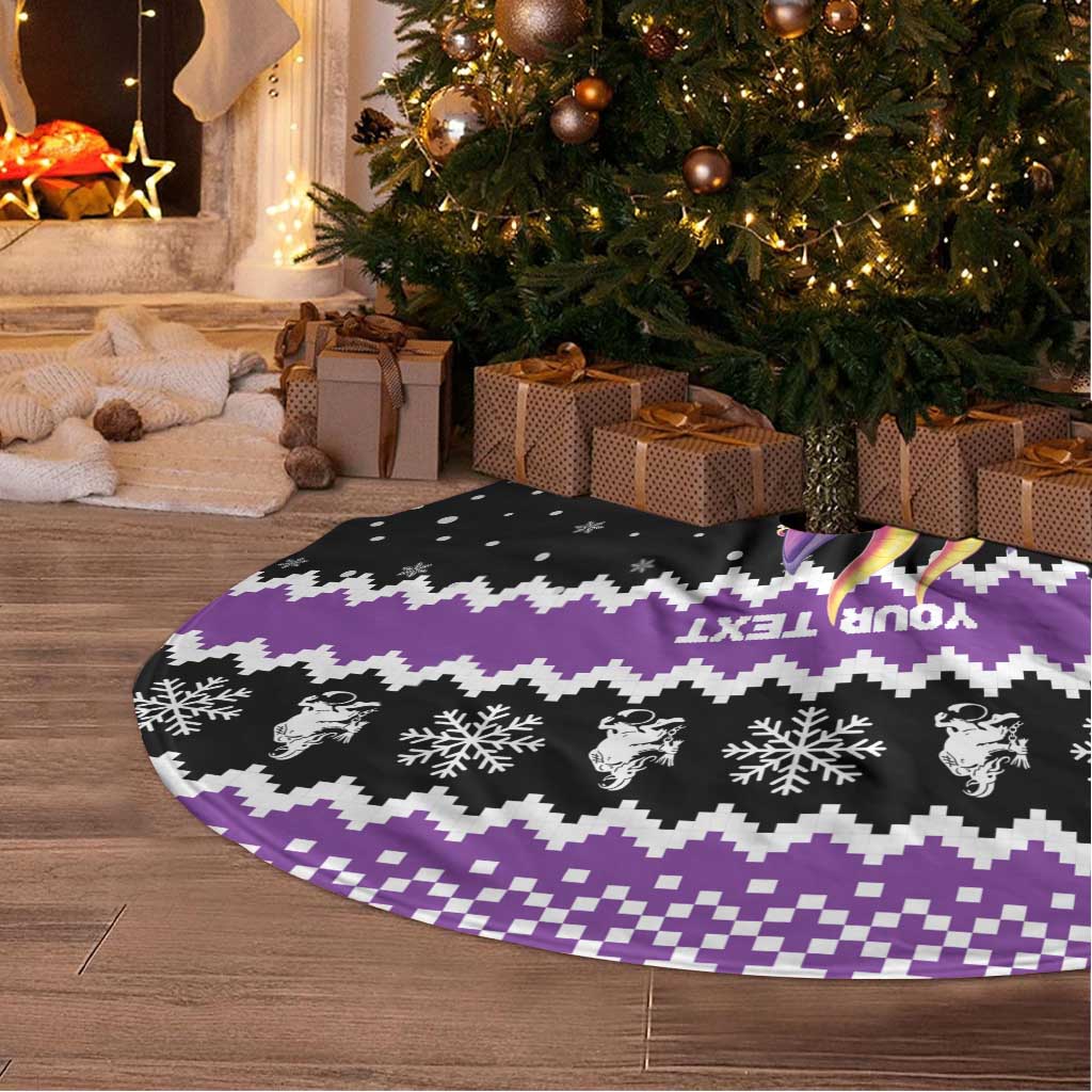 Personalized German Krampus Christmas Tree Skirt German Christmas Legend - Wonder Print Shop