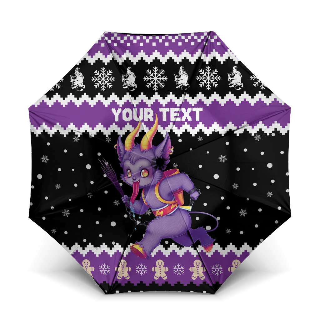 Personalized German Krampus Christmas Umbrella German Christmas Legend - Wonder Print Shop
