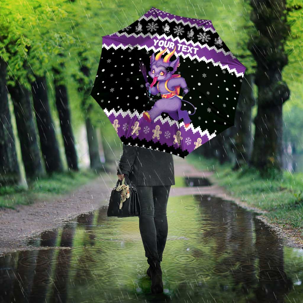 Personalized German Krampus Christmas Umbrella German Christmas Legend - Wonder Print Shop