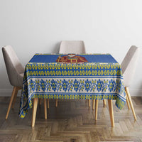 Ukraine Christmas Tablecloth Saint Nicholas Vyshyvanka Style - Wonder Print Shop