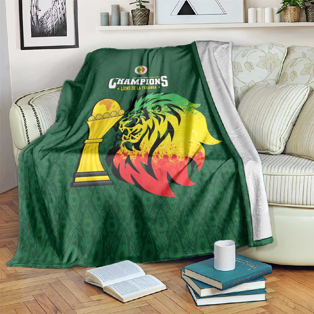 Senegal Football Champions Blanket Lions of Teranga Rise