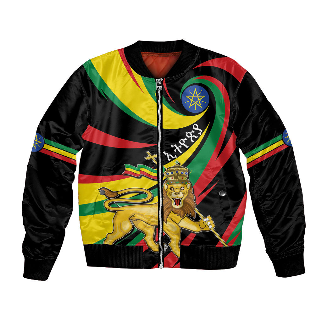 Ethiopia National Day 1991 Bomber Jacket Habesha Lion Of Judah