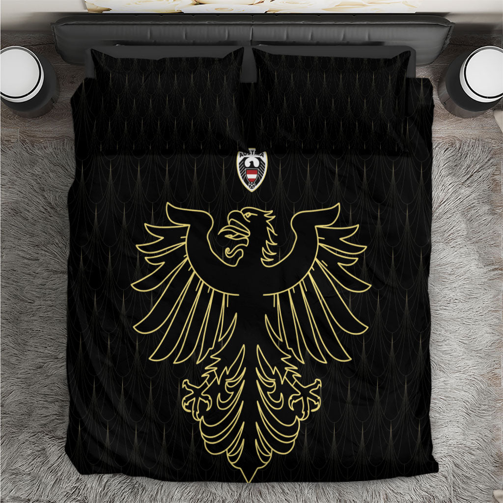 World Football 2026 Austria Bedding Set Austrian Eagles Black Glory