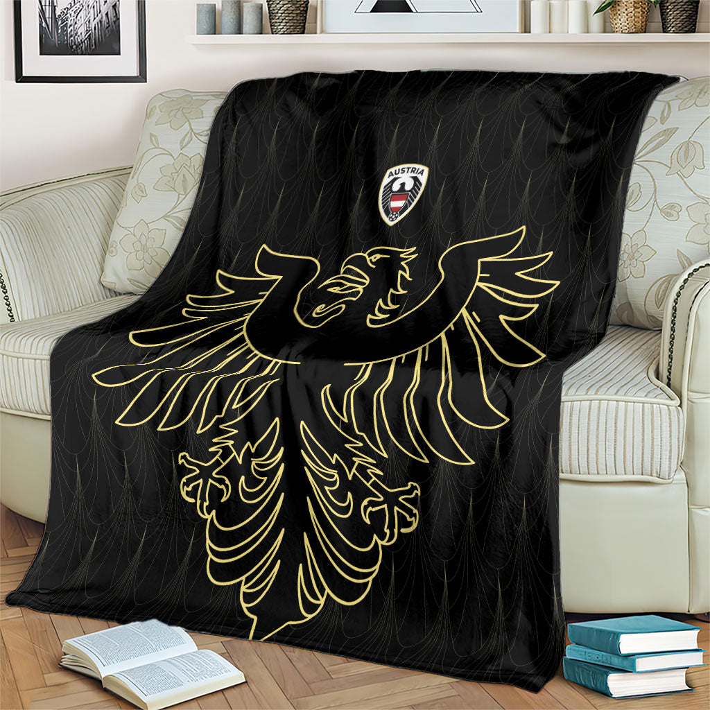 World Football 2026 Austria Blanket Austrian Eagles Black Glory