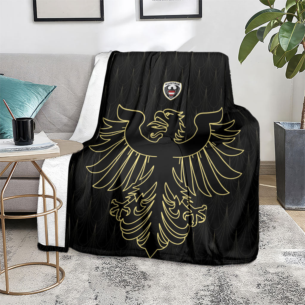 World Football 2026 Austria Blanket Austrian Eagles Black Glory